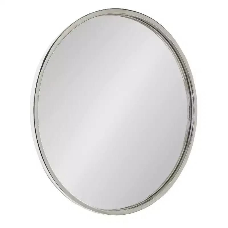 Kate and Laurel Rowla Round Wall Mirror