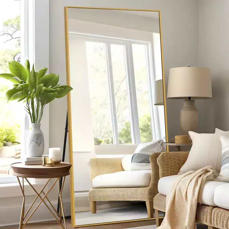 71H x 31W Full Length Mirror Decorative Wall Mirror Large Freestanding Floor Mirror