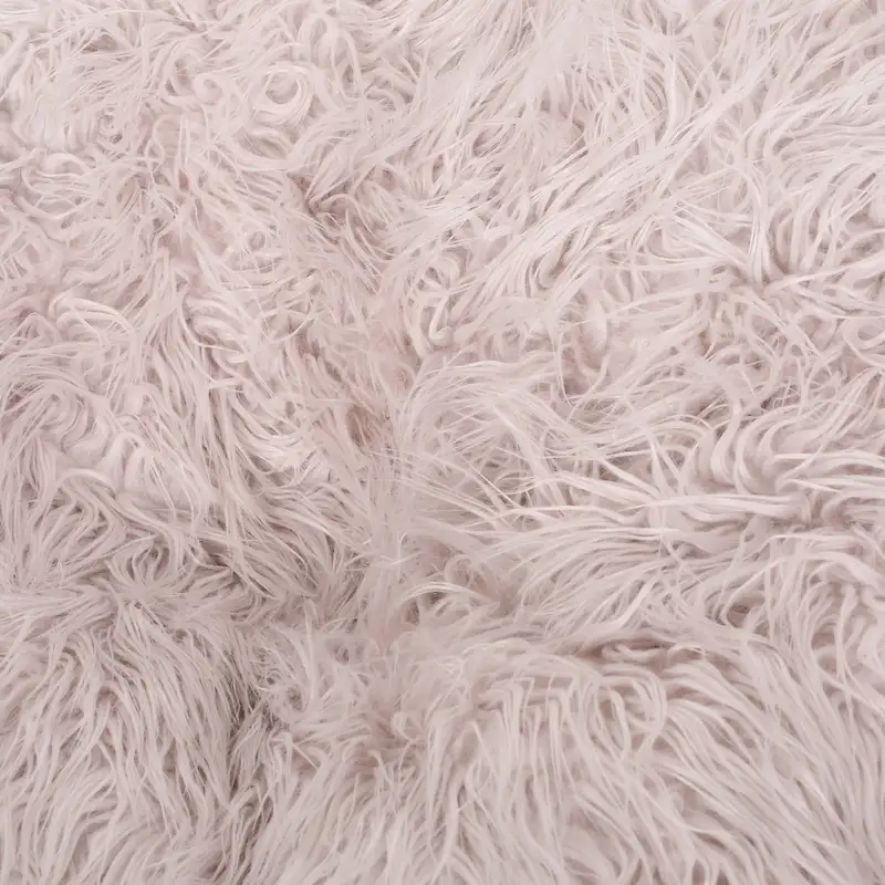 Mosier Modern Glam Faux Fur Bean Bag by Christopher Knight Home