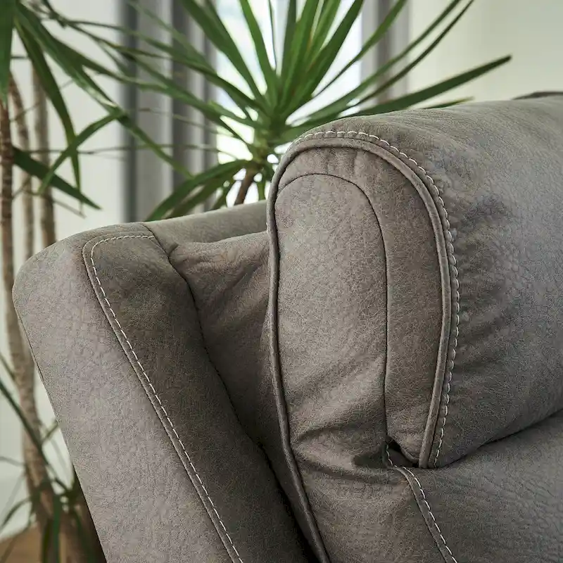 Starbot Gray Power Reclining Sectional - 112W x 112D x 42H