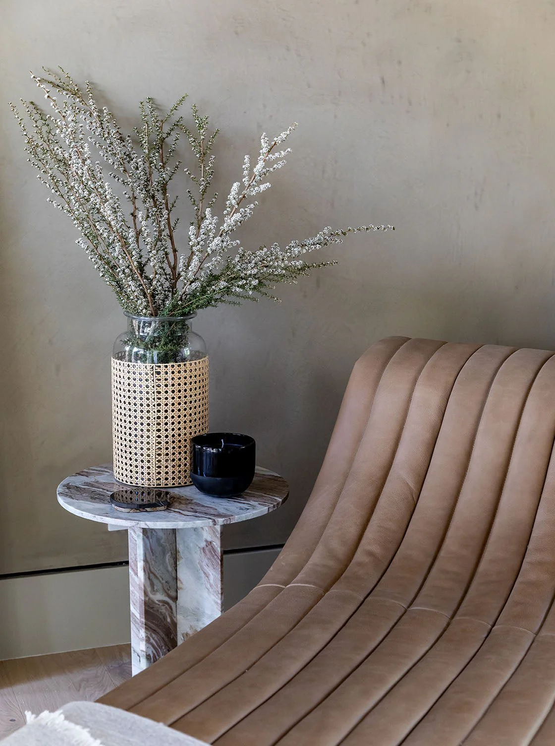 Hartley Side Table - Stone Top