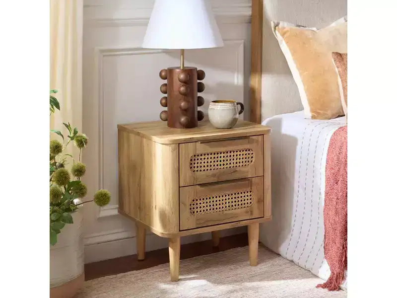 Brey 2 Drawer Nightstand - NST3107 - Safavieh