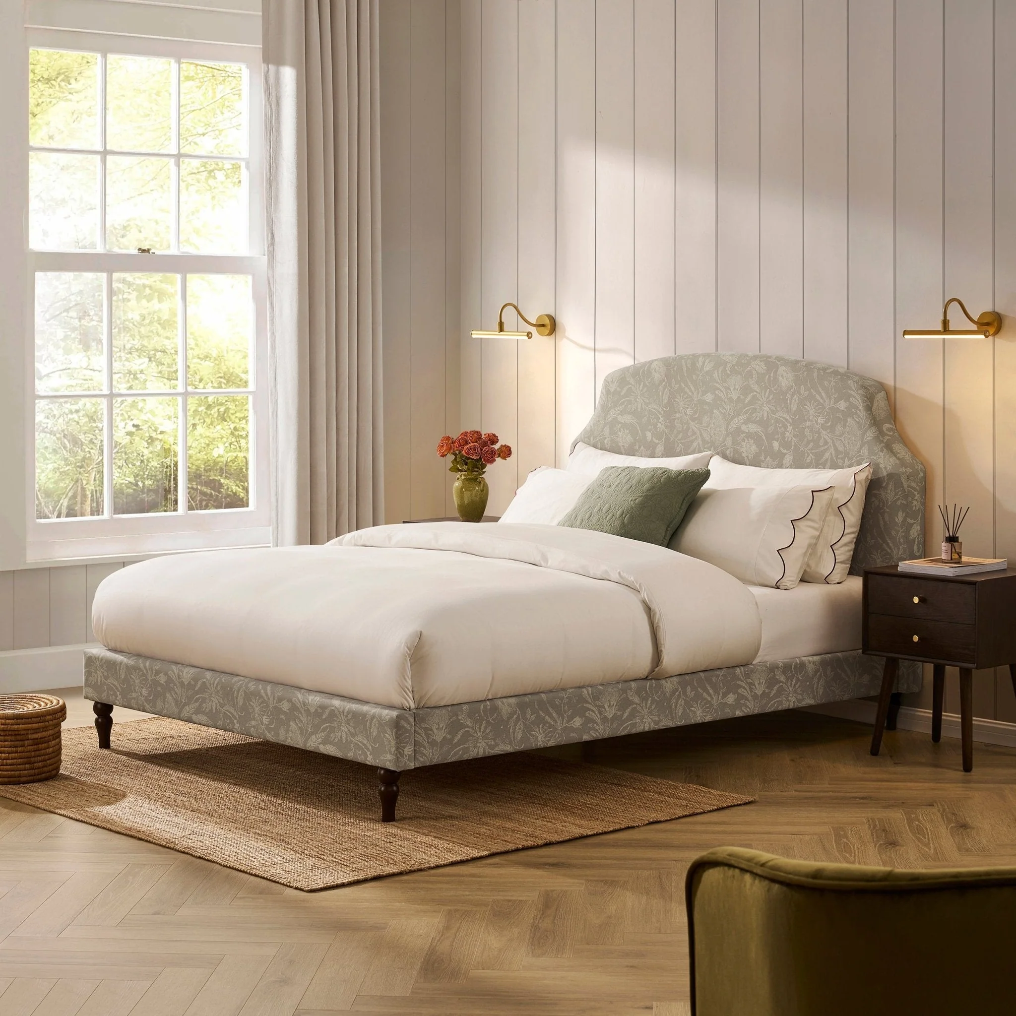 Bed Frame - Floral