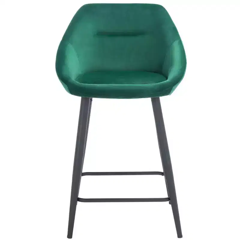 Zorica Counter Stool - BST7502 - Emerald/Black - Safavieh