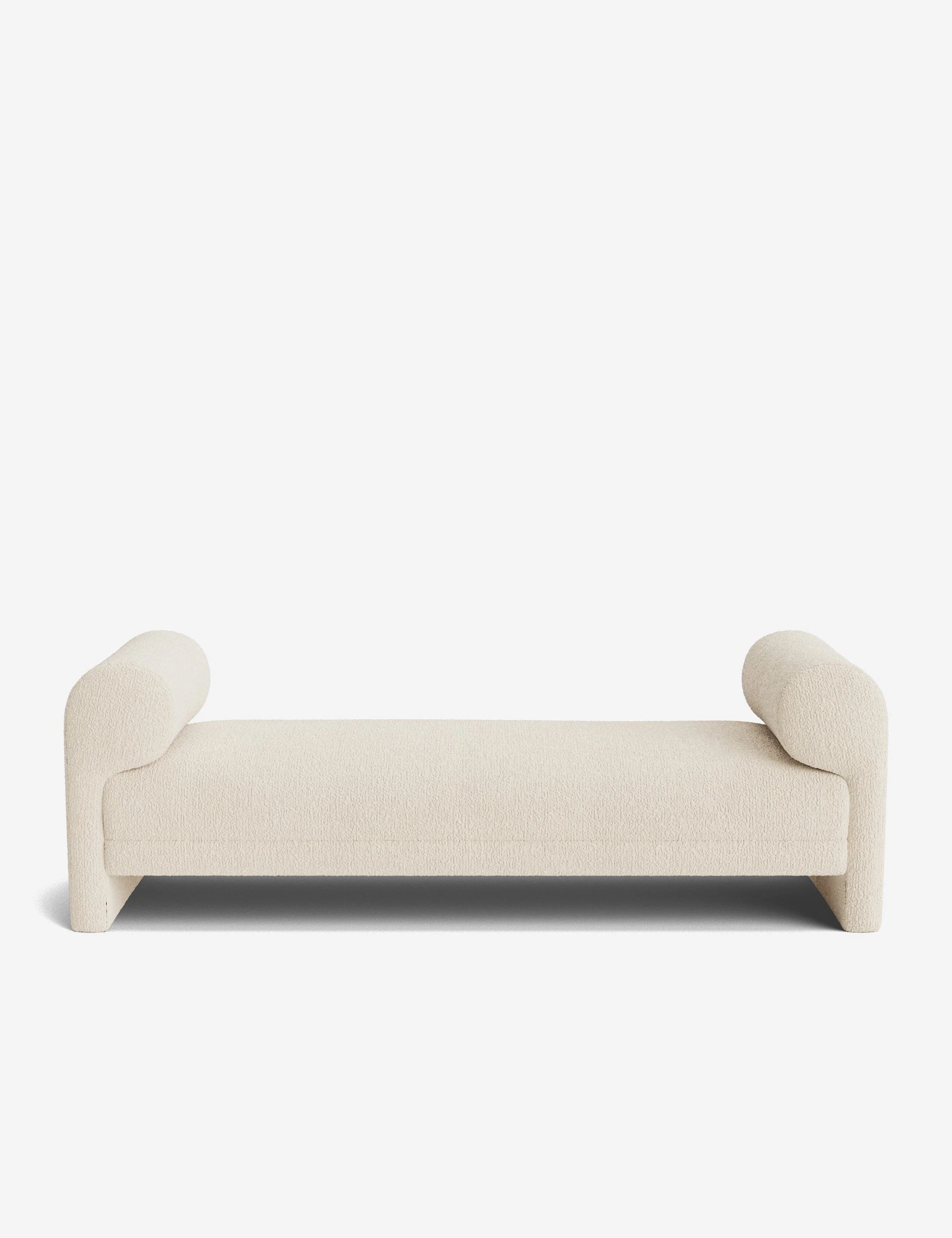 Bench With its open base and rolled arms, our bench brings a timeless feel to practical comfort. Whether finishing your living room edit or adding