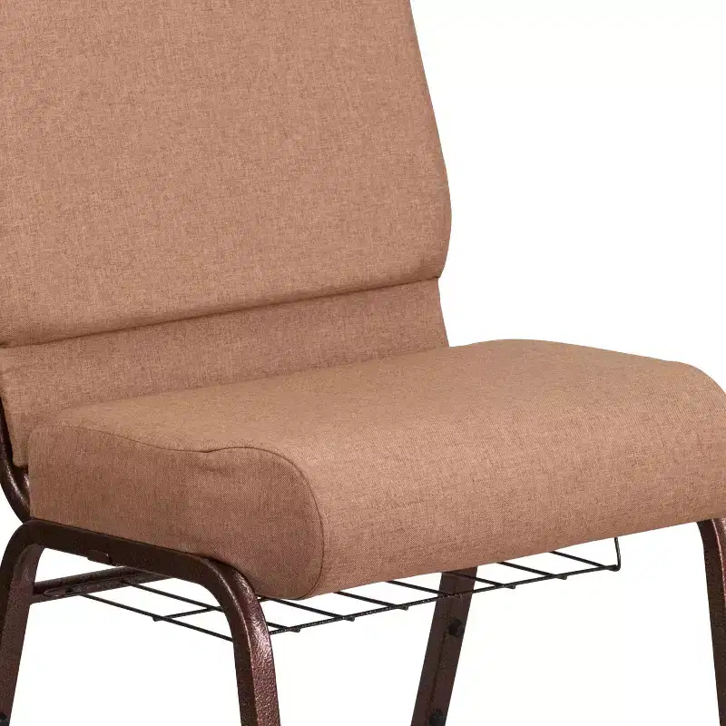 Flash Furniture HERCULES Series 21''W Church Chair with Book Rack