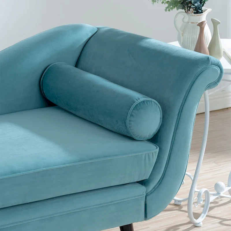 70.86W Chaise Lounge with Scroll Arm