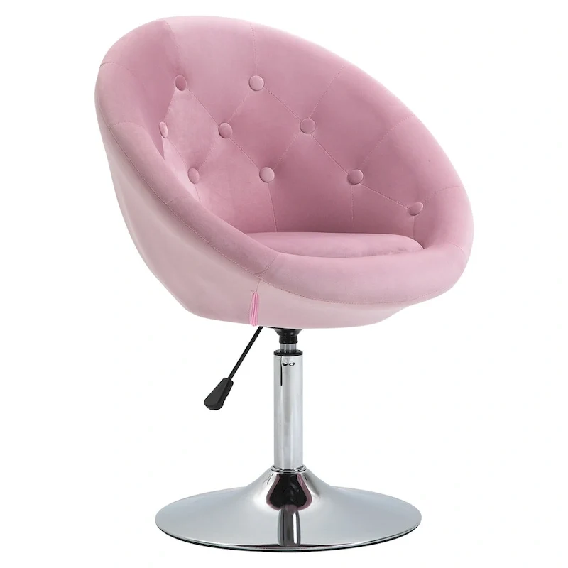 Pink Modern 26 Swivel Accent Chair