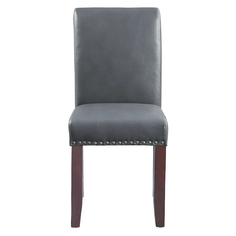 Copper Grove Five Bridge Eco Parsons Faux Leather Nailhead Chair