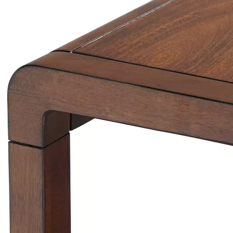 55 Downing Street Powell 22 Wide Brown Wood Side Table