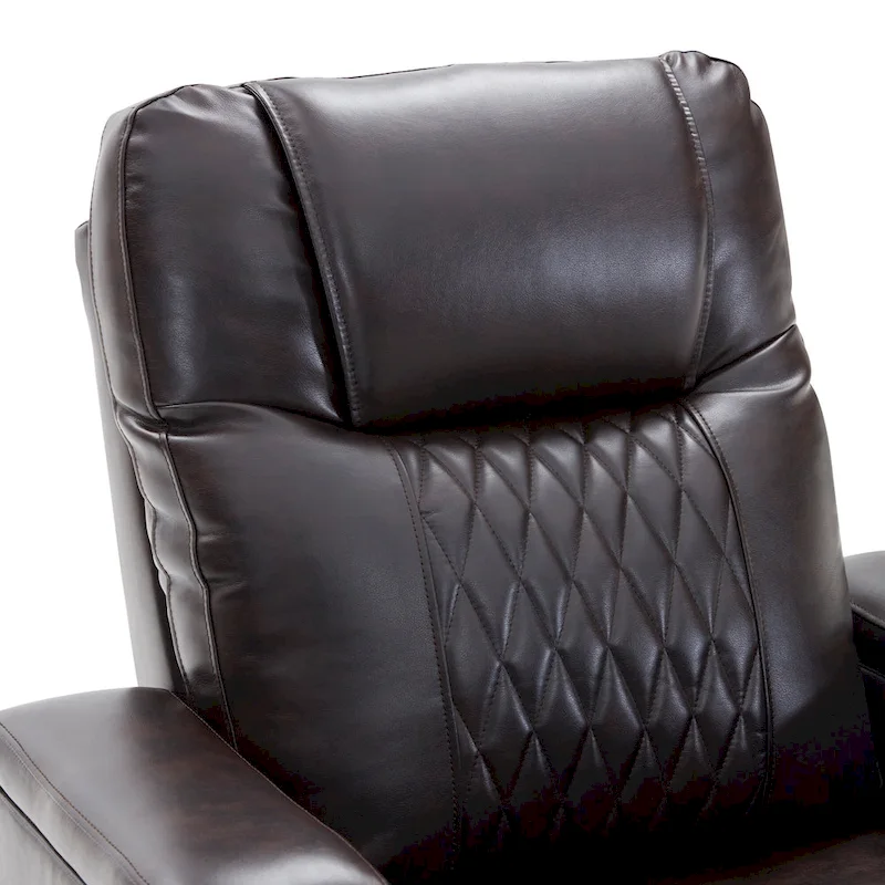 Nestfair Power Motion Recliner with 2 Cup Holders and 360 Swivel Tray Table