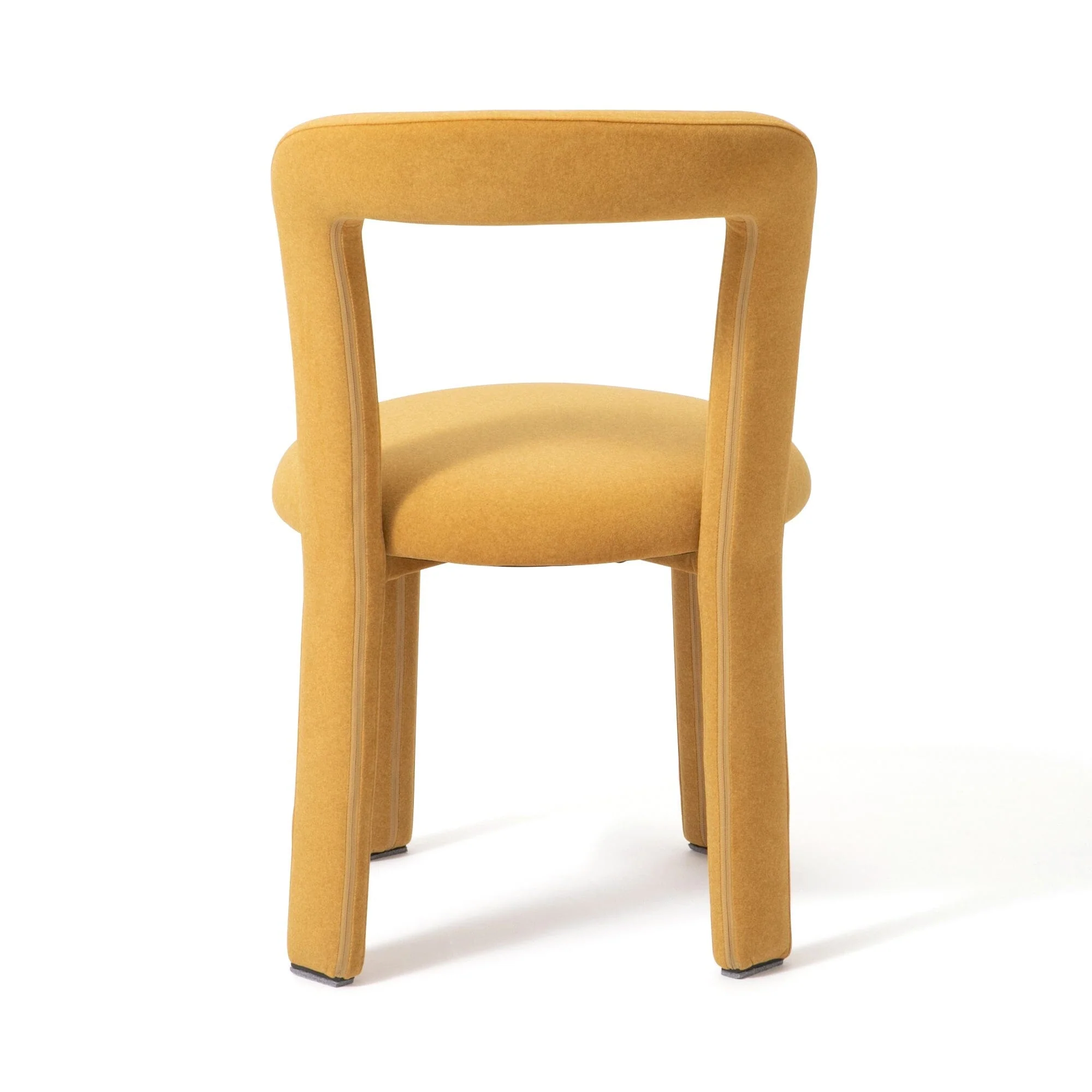 Yellow Upholstered Accent Chair