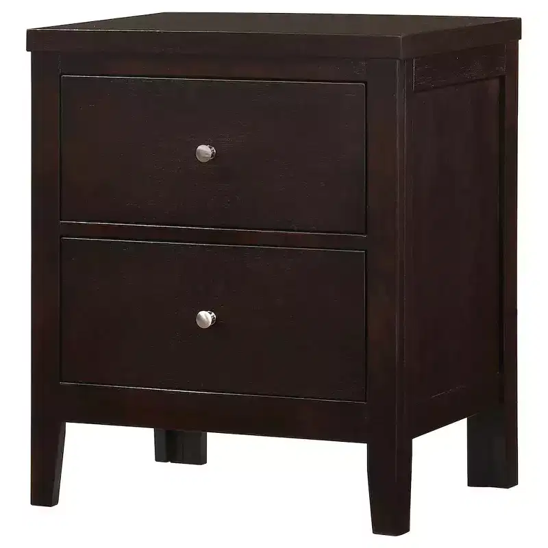 Coaster,Carlton 2-drawer Nightstand Cappuccino