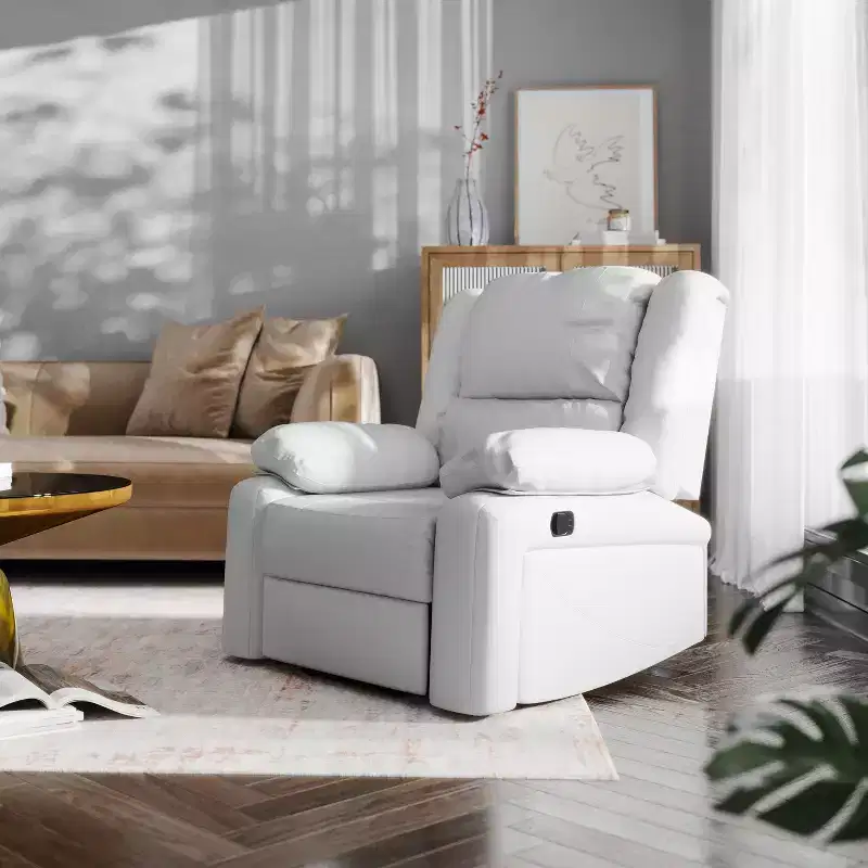 Emma and Oliver Recliner with Bustle Back and Padded Arms