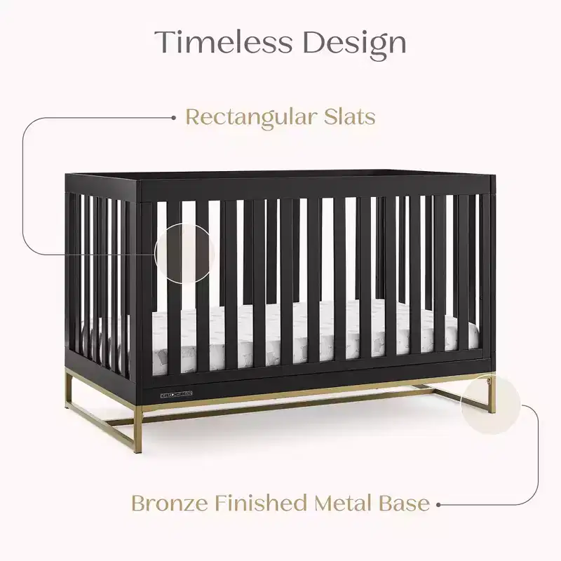 4-in-1 Crib with Daybed Conversion