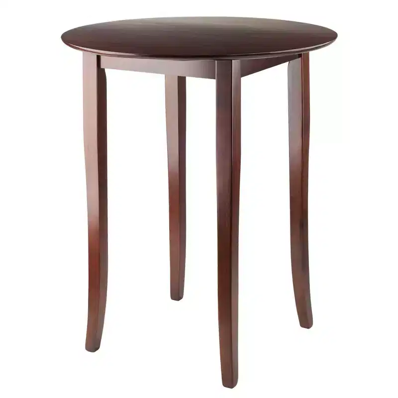 5pc Fiona Counter Height Dining Set with 4 Swivel Stools Wood/Antique Walnut - Winsome