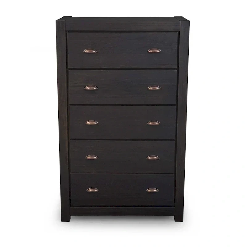 Grain Wood Furniture Montauk 5-drawer Solid Wood Chest