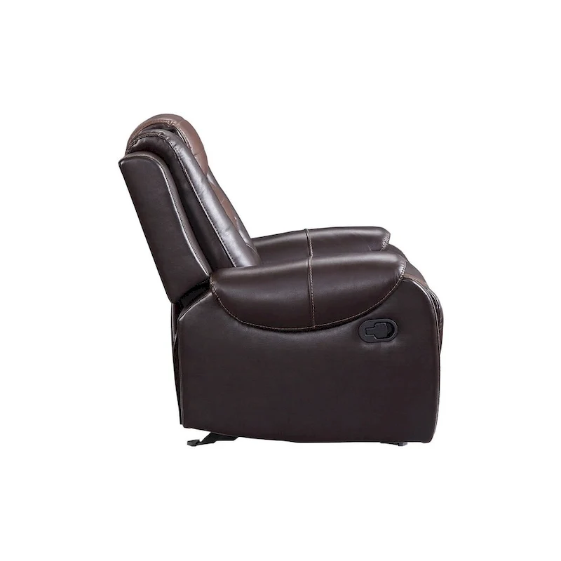 Grete Brown Premium Faux Leather Living Room Set