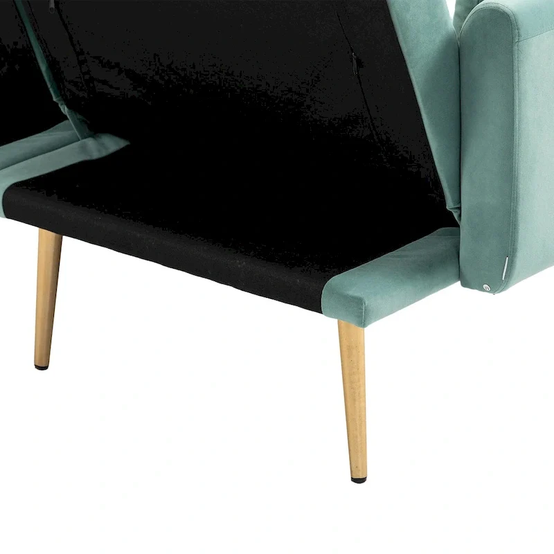 Modular Accent Sofa with Metal Feet - 30.31 x 30.71 x 65.36