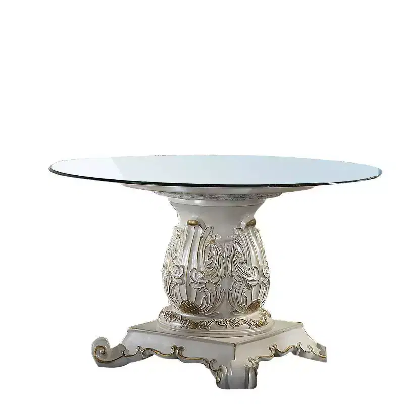 Dining Table, Antique Pearl Finish