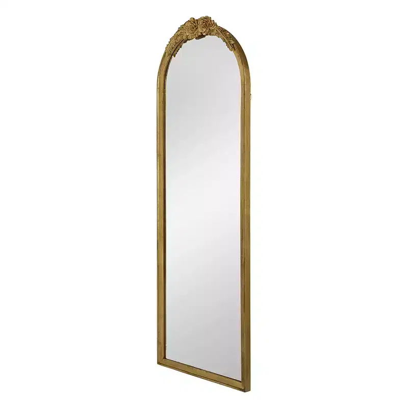 28 x 53 Inch Wood Floor Mirror Full Length Design