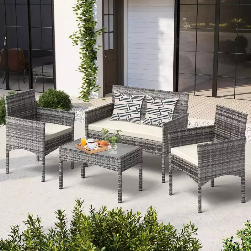 EROMMY Outdoor Seating Group with Cushions