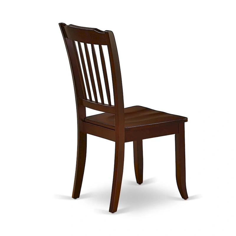 East West Furniture Dining Table Set - A Rectangle Kitchen Table and Dinette Chairs, 36x54 Inch, Mahogany(Pieces Option)