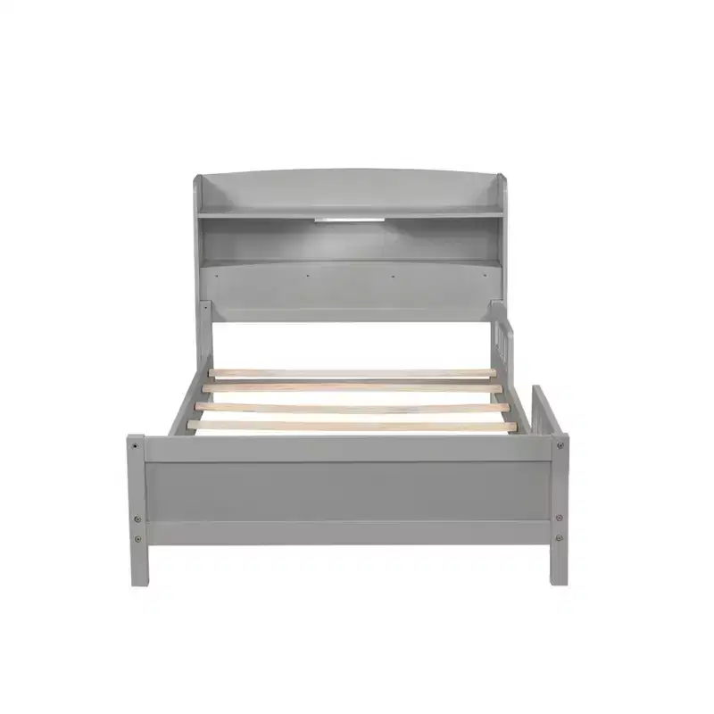 Upholstered Square Ottoman with Metal Legs, Padded Seat, Living Room Footrest
