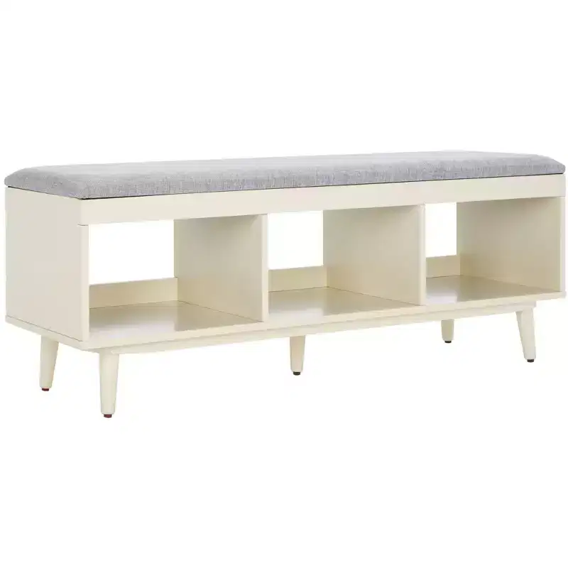 Cricket Open Shelf Bench With Cushion - BCH5000 - Safavieh