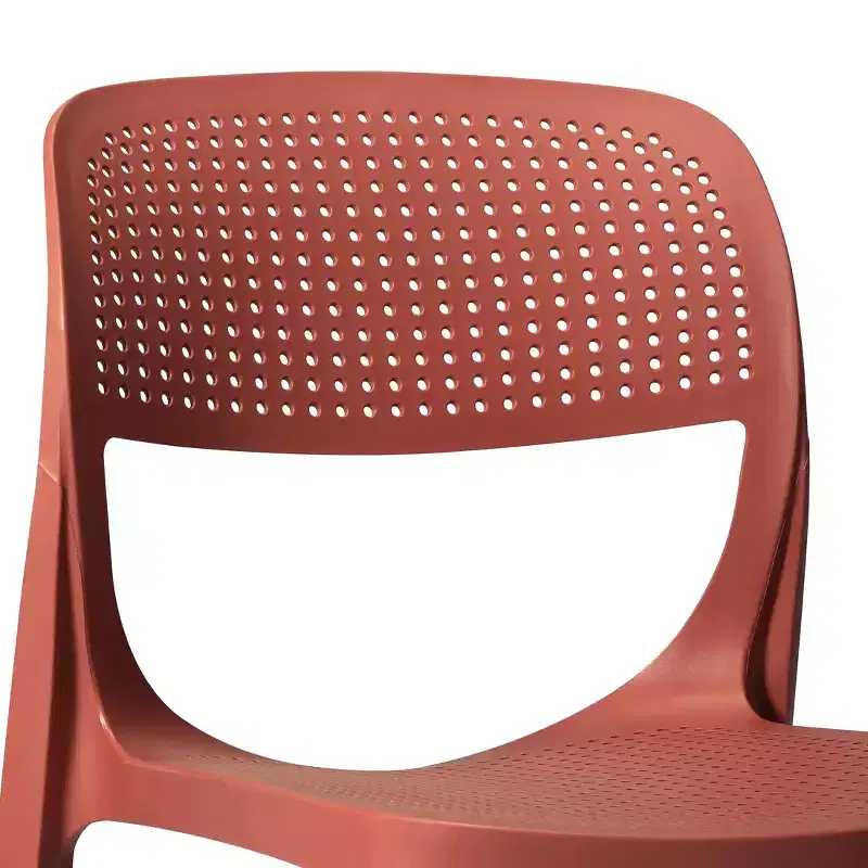 WestinTrends Playa Modern Stackable Plastic Resin Patio Dining Side Chair (Set of 2)