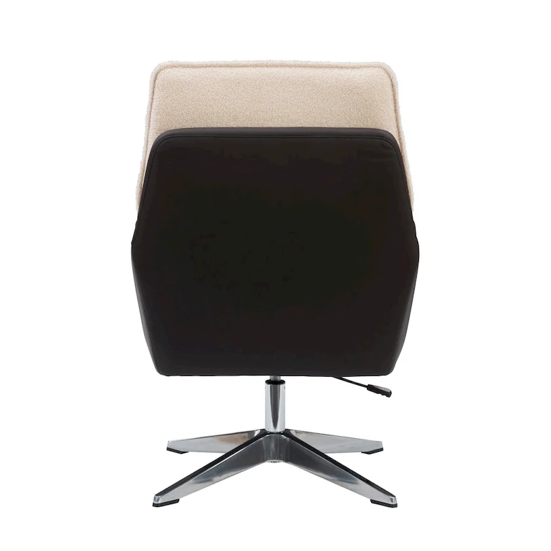 Marcia Swivel Sherpa Chair Accent Chair
