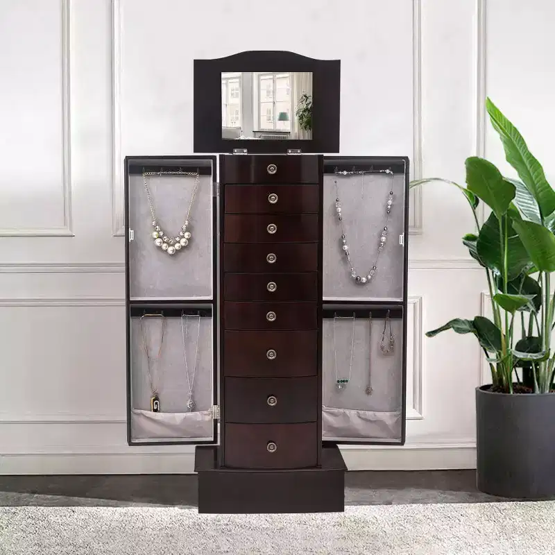 16.9'' Wide Freestanding Jewelry Armoire