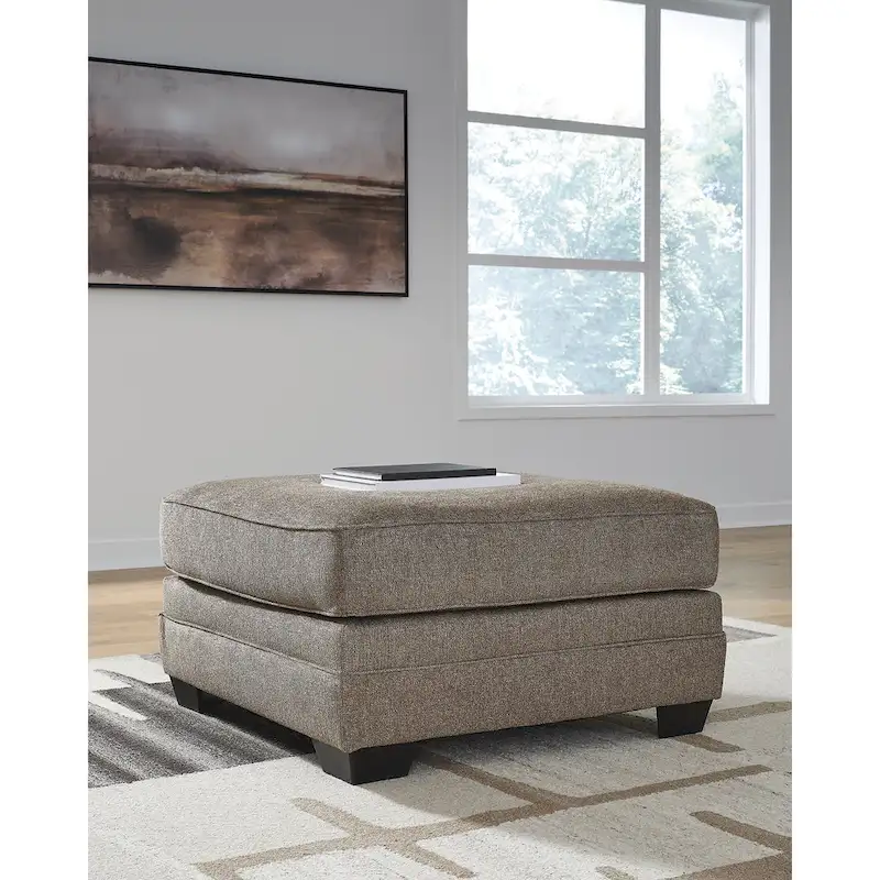 Cannonbrook Dark Brown Oversized Accent Ottoman