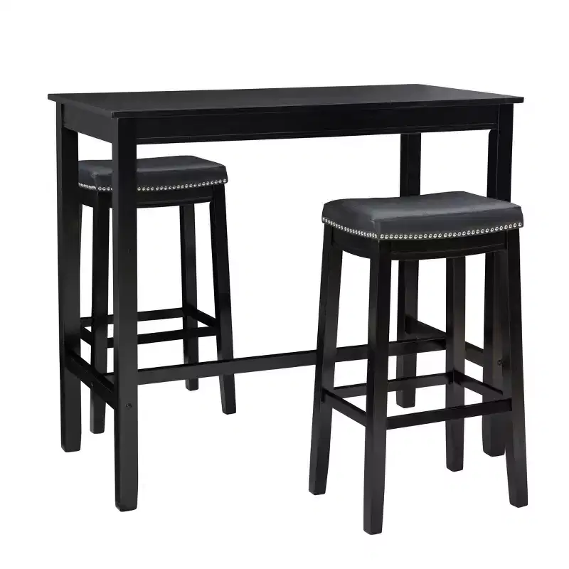 3pc Claridge Bar Height Dining Set - Linon