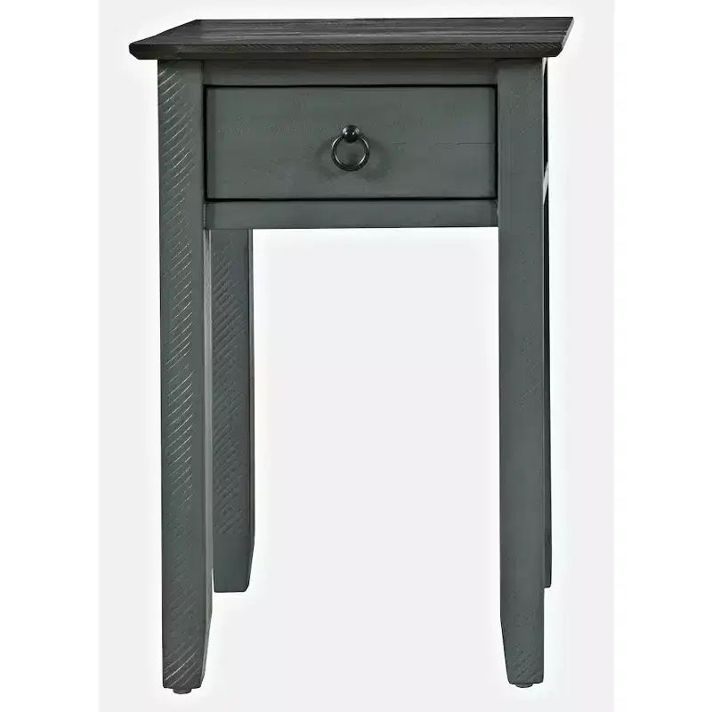 Jofran,Devon Farmhouse Distressed Solid Wood End Table