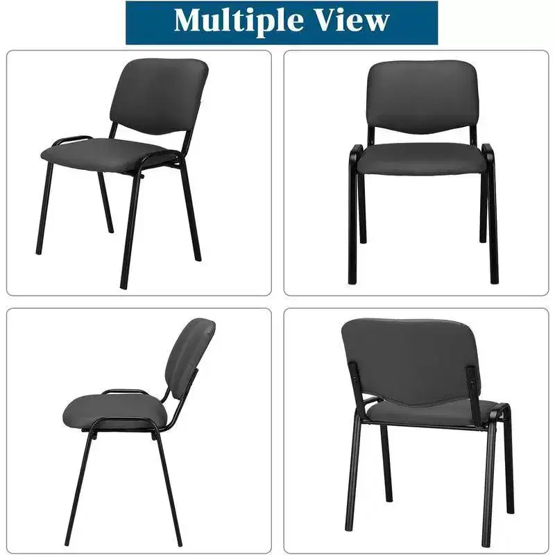 Karl Home 5-Pack PU Waiting Room & Conference Room Stackable Chairs