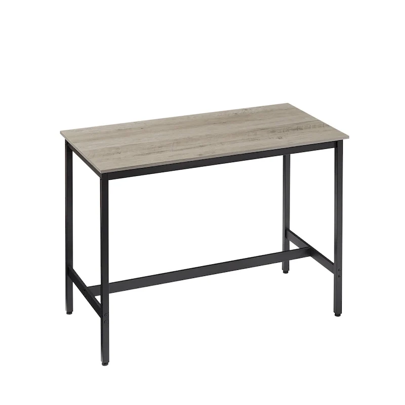7-Piece Bar Table and Chairs Set with PU Leather Stools