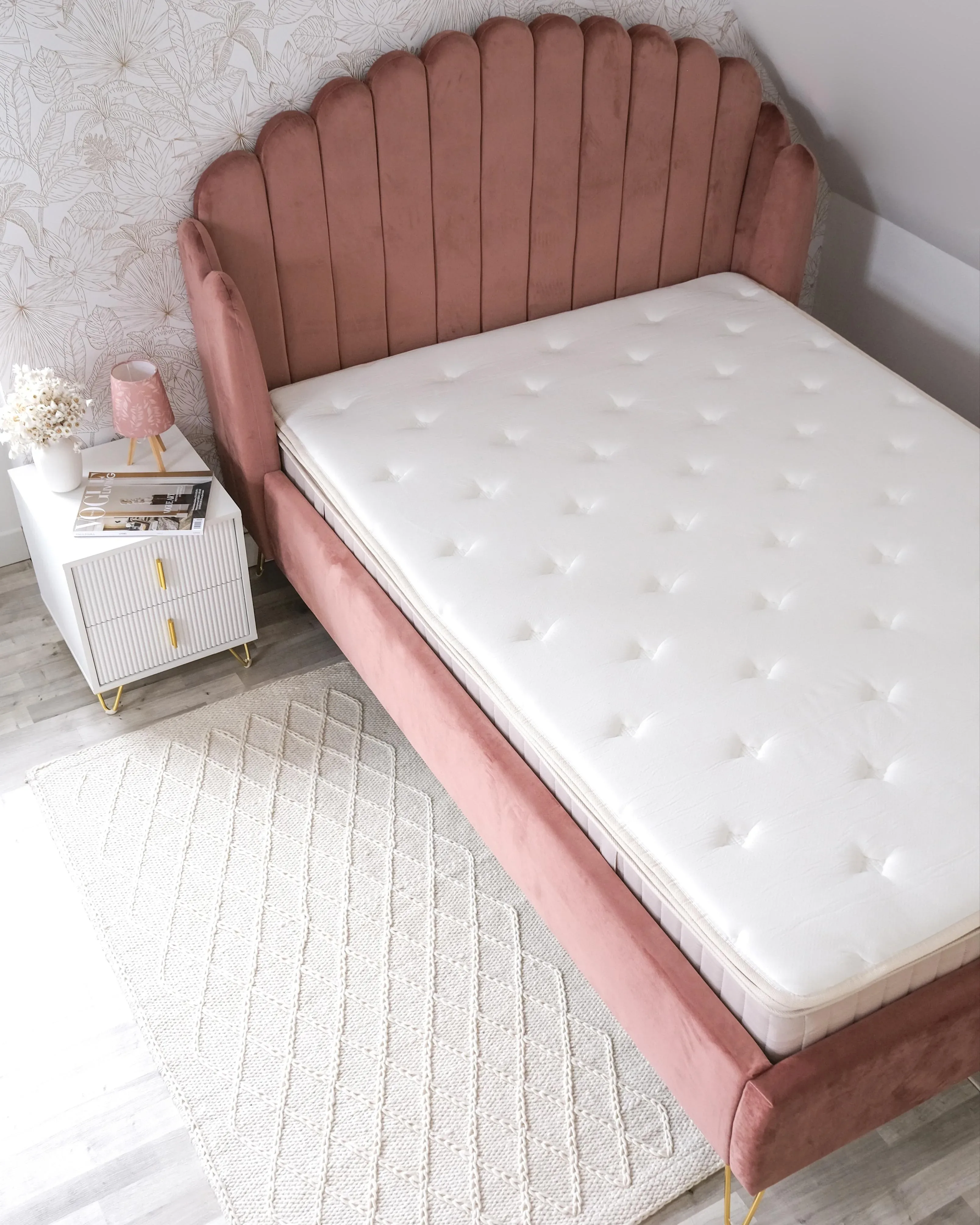 Materasso a molle insacchettate in lattice H3/4 140x200 cm