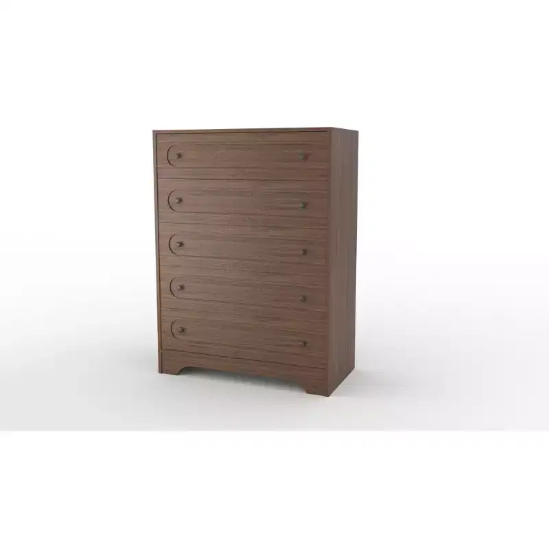 Oval recessed chest of drawers