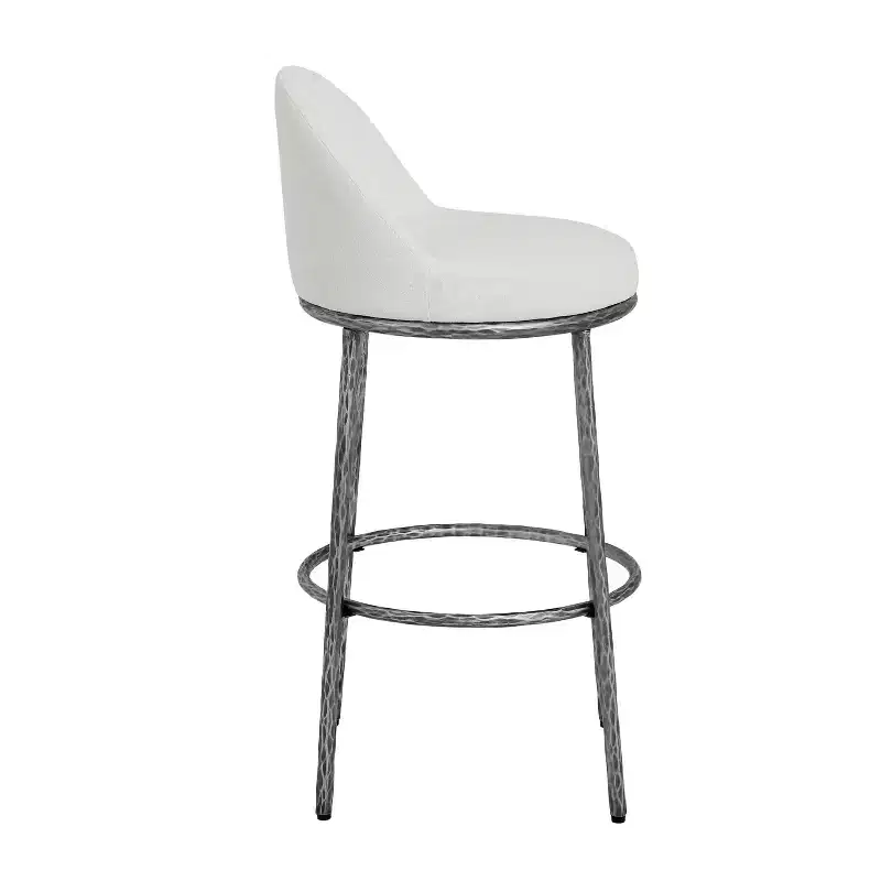 Christopher Knight Home Chaiwat Modern Metal Upholstered Bar Stools (Set of 2)