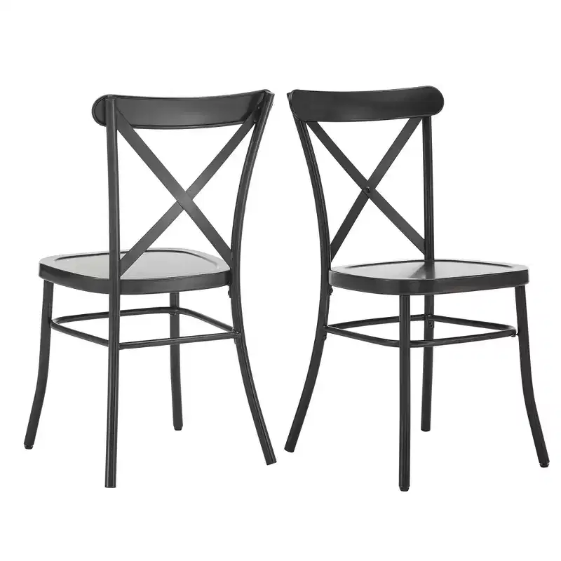 Perry Metal Dining Chairs (Set of 2) - iNSPIREQ