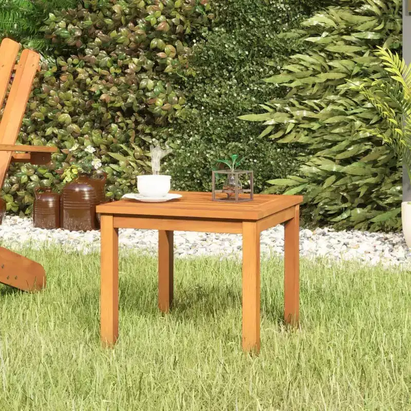 vidaXL Coffee Table 15.7x15.7x14.2 Solid Wood Acacia