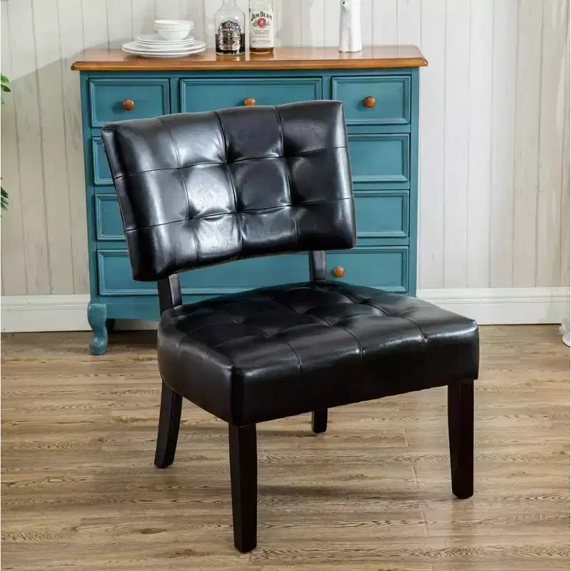 Modern Accent Chair, Movile Boucle Tufted Accent Chair with Oversized Seating for Living Room Bedroom Apartment