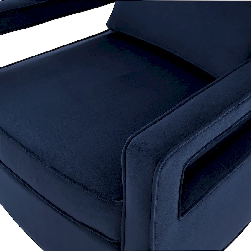 Velvet Accent Arm Chair