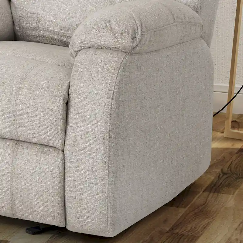 Mozelle Classic Fabric Gliding Recliner by Christopher Knight Home