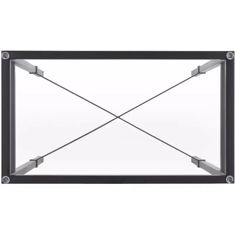 Viggo Glass Side Table - AMH8300 - Black - Safavieh Couture