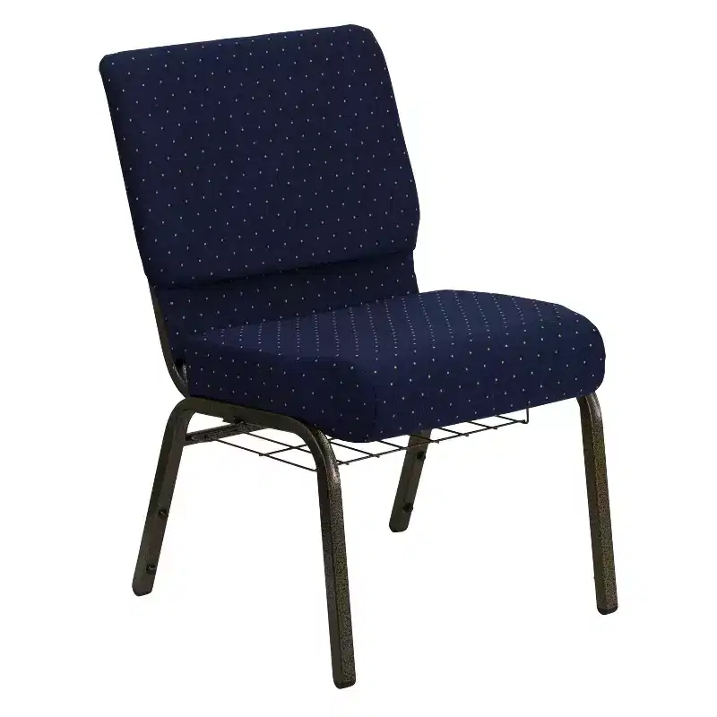 Flash Furniture HERCULES Series 21''W Church Chair with Book Rack