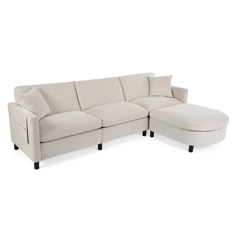 Wooden Frame Free Combination Sofa Couch
