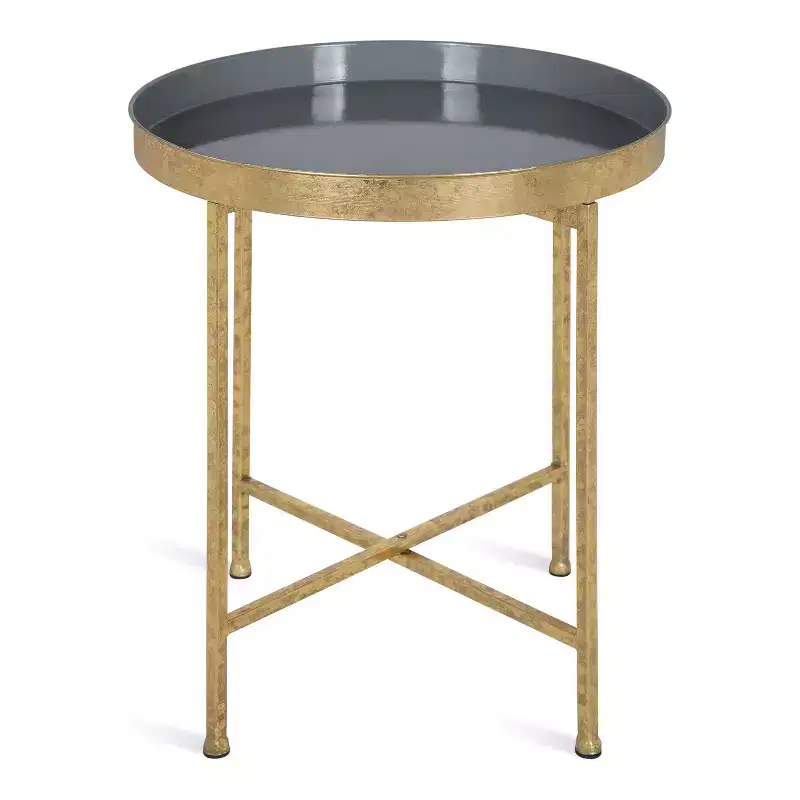 Kate and Laurel Celia Round Metal Side Table