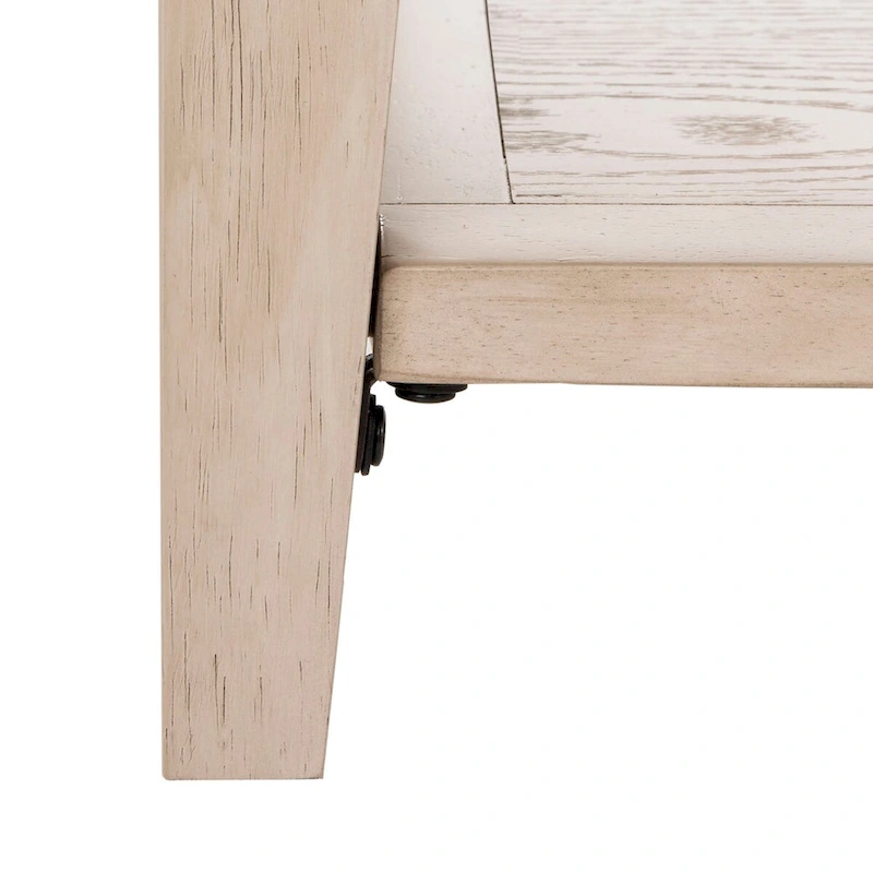 SAFAVIEH Tressie Sepia Traditional Rectangle Coffee Table - 54 x 23.6 x 19.3 - 54Wx24Dx19H